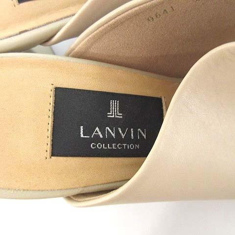 ランバン LANVIN Collection ミュール サンダル レザー 23cm ランバン LANVIN Collection ミュール サンダル レザー 23cm