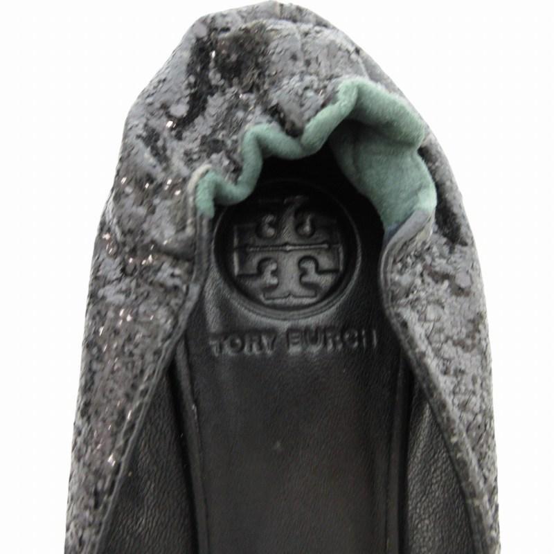 TORY BURCH（トリーバーチ） バレエシューズ フラット グリッター ロゴ