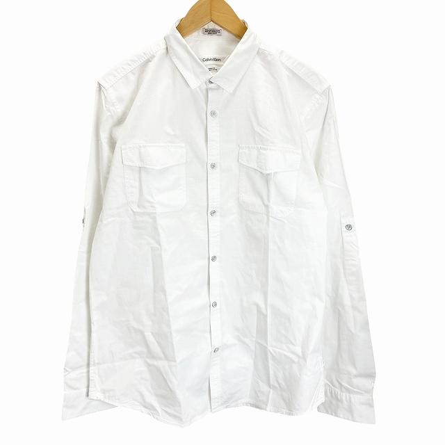 Calvin Klein カルバンクライン CALVIN KLEIN ワイシャツ 長袖 ドレス 