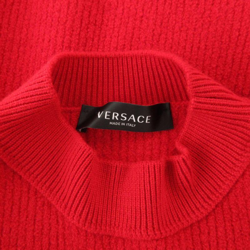 ヴェルサーチ ヴェルサーチェ VERSACE 美品 ニット セーター モック