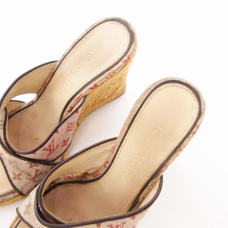 G56 LOUISVUITTON エスパドリーユ サンダル ウェッジサンダル G56