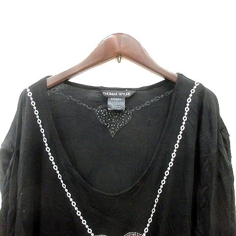 トーマスワイルド THOMAS WYLDE カットソー Uネック プリント 半袖 