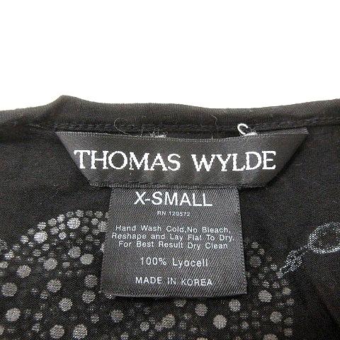 トーマスワイルド THOMAS WYLDE カットソー Uネック プリント 半袖 