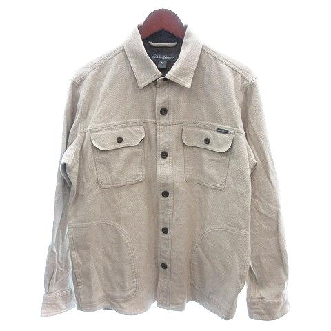 エディーバウアー EDDIE BAUER シャツジャケット ステンカラー S 