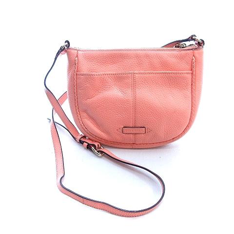 COLE HAAN☆コールハーン レザー サーモンピンク ショルダーバッグ  