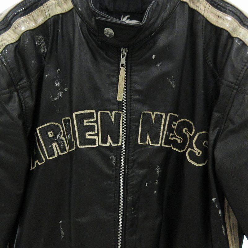 ARLEN NESS バイクジャケット ホワイト/ブラック（レザー） 楽天市場】アレンネス レザー ジャケット（車用品・バイク用品