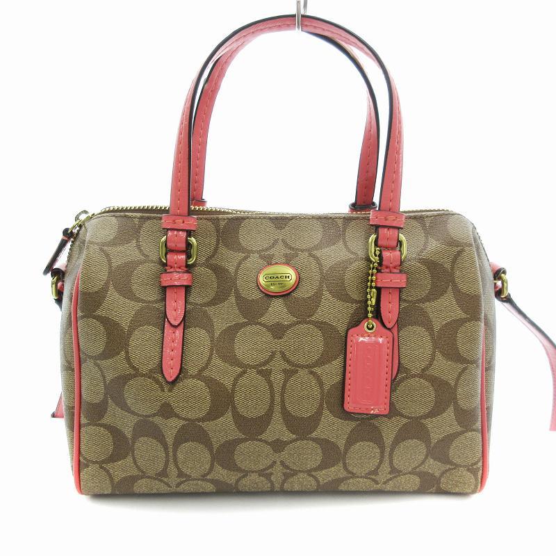 COACH（コーチ） ショルダーバッグ ハンド 2WAY シグネチャー 総柄 