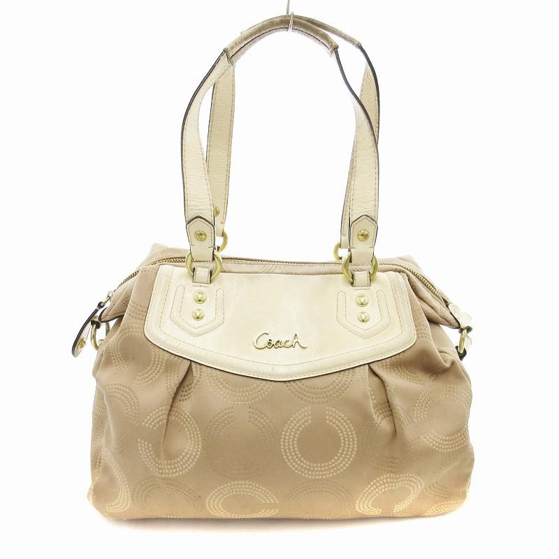 COACH コーチ ショルダーバッグ ハンドバッグ 2WAY キャンバス  