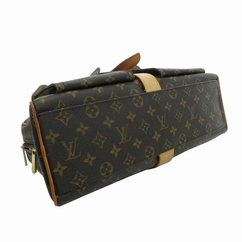 Louis Vuitton マンハッタン GM モノグラム ボストン ブラウン