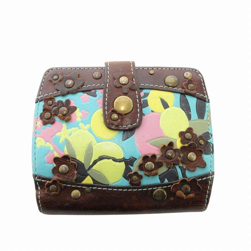 KENZO × NIGO 二つ折り財布 wallet ケンゾー KENZO 二つ折り財布 ウォレット がま口 フラワー