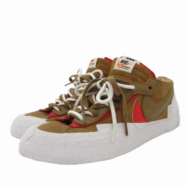 【新品箱付き】NIKE ナイキ sacai スニーカー 28 ローカット NIKE ナイキ ×Sacai サカイ コラボ ブレーザー ロー