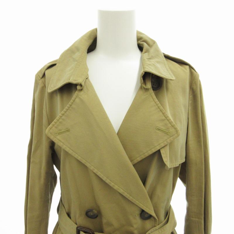 NANO universe（ナノ・ユニバース） トレンチコート ベルト付き ダブル