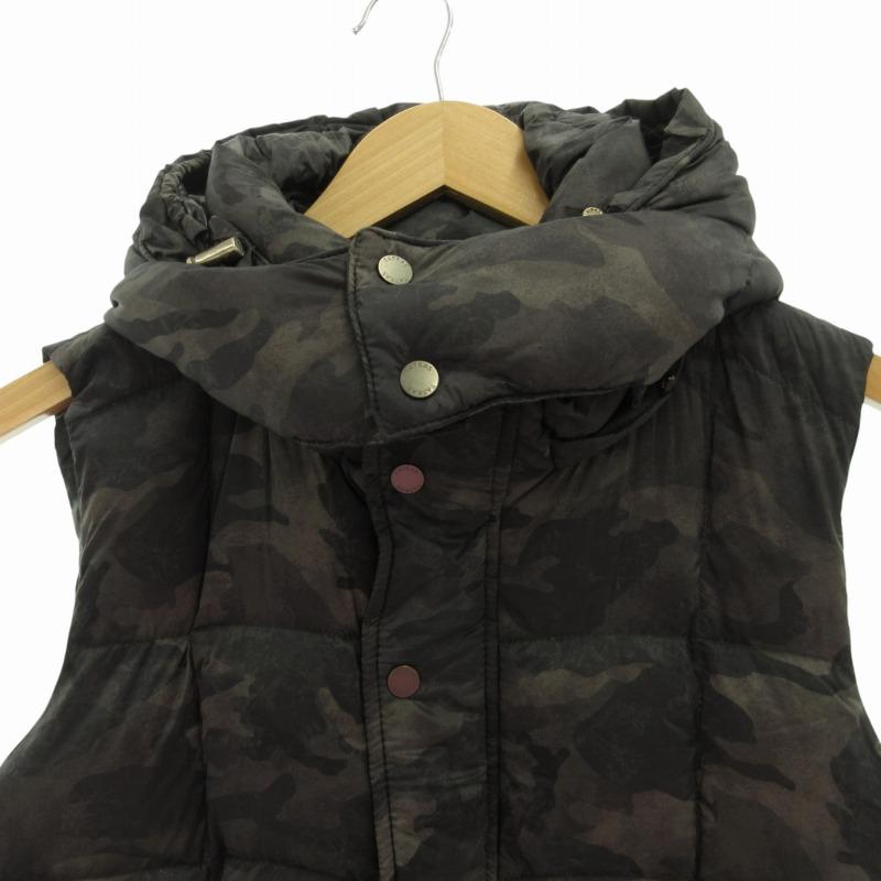 タトラス TATRAS ダウンベスト ナイロン カモフラ柄 迷彩柄 ジップ