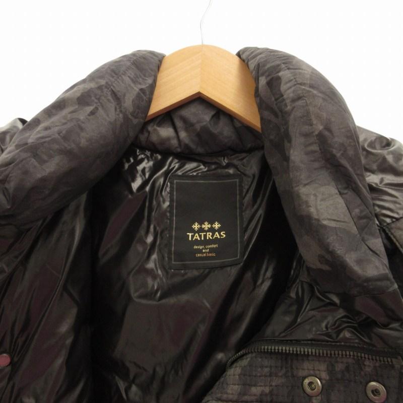 タトラス TATRAS ダウンベスト ナイロン カモフラ柄 迷彩柄 ジップ