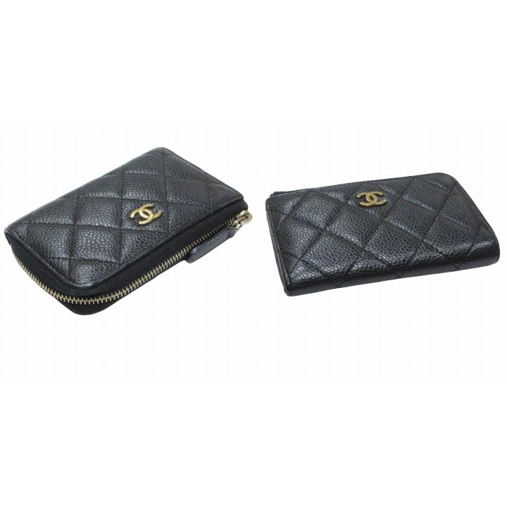 CHANEL（シャネル） マトラッセ キャビアスキン ココマーク コイン