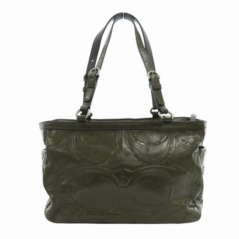 COACH トートバッグ ハンドバッグ シグネチャー パテントレザー コーチ COACH（コーチ） シグネチャー トートバッグ ハンドバッグ パテント
