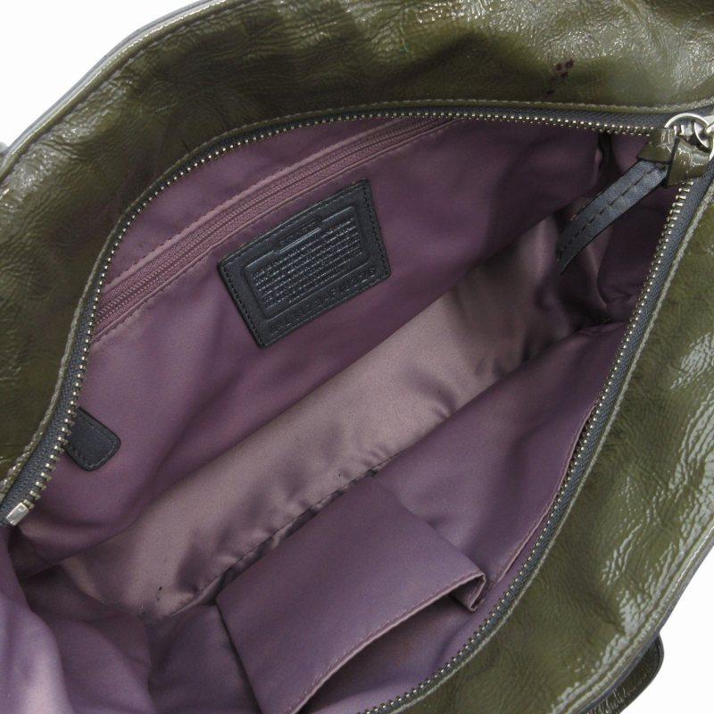 COACH トートバッグ ハンドバッグ シグネチャー パテントレザー コーチ COACH（コーチ） シグネチャー トートバッグ ハンドバッグ パテント