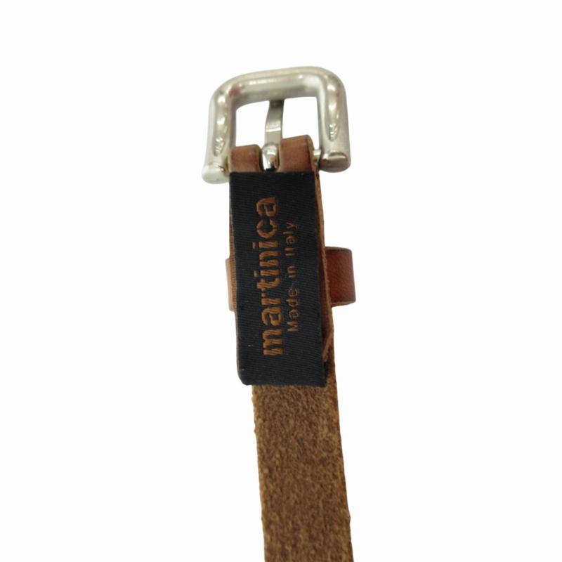 マルティニカ martinica ナローベルト レザー バックル シルバー マルティニカ martinica ナローベルト レザー バックル シルバー