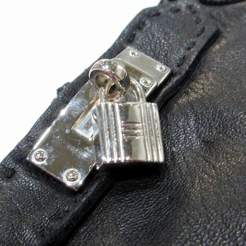 HERMES（エルメス） ケリー レザーグローブ 手袋 ラムスキン カデナ