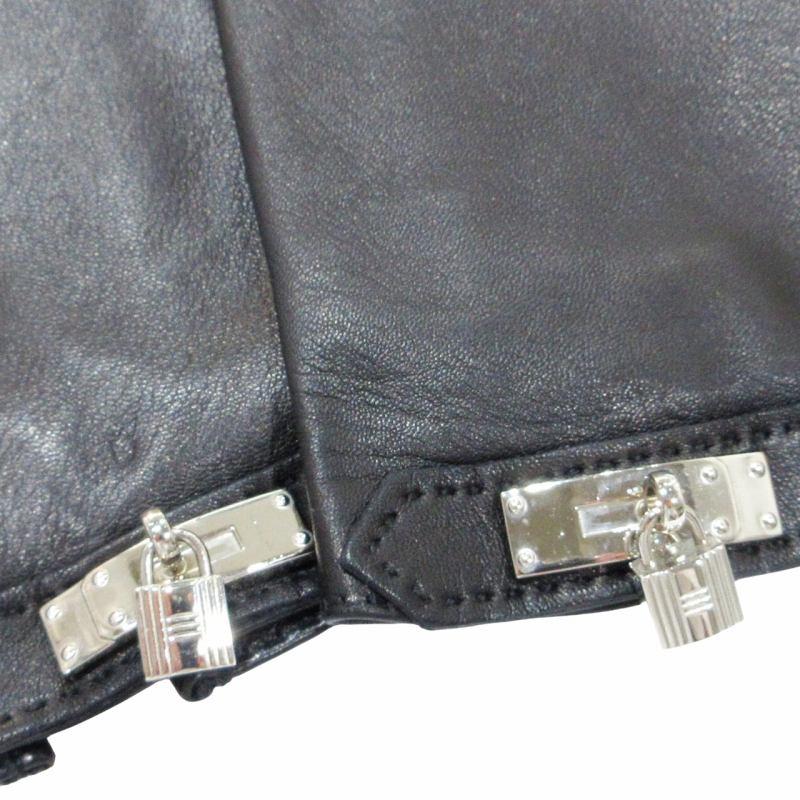 HERMES（エルメス） ケリー レザーグローブ 手袋 ラムスキン カデナ