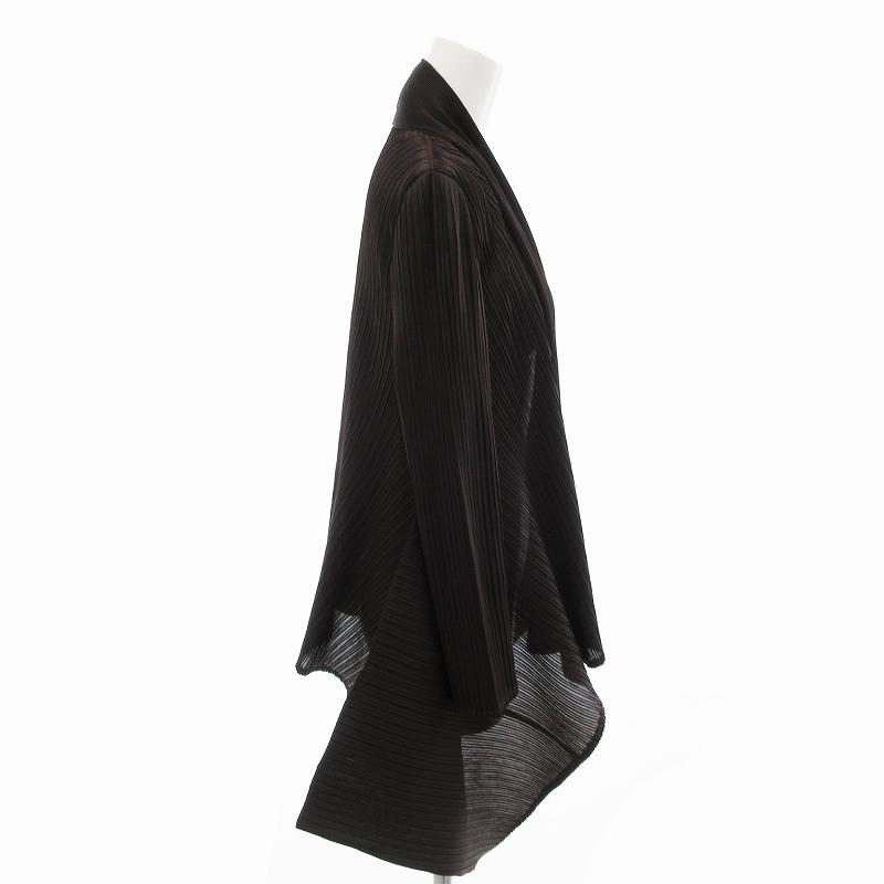 mire-ru ミレール 美品 カーディガン プリーツ 変形デザイン M‐L