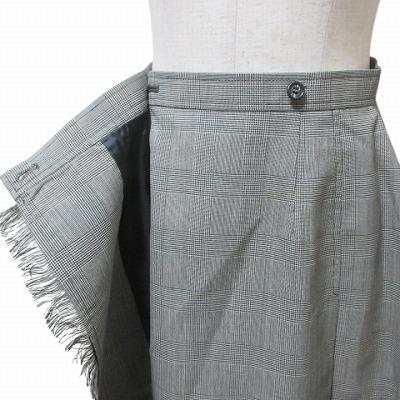 BROOKS BROTHERS（ブルックスブラザーズ） ひざ丈 ラップスカート