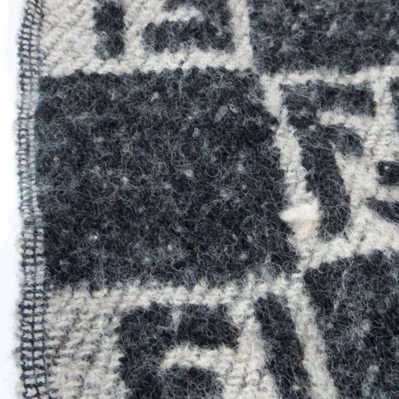 FENDI フェンディ cravatte マフラー ズッカ柄 ロゴ チェック フリンジ  