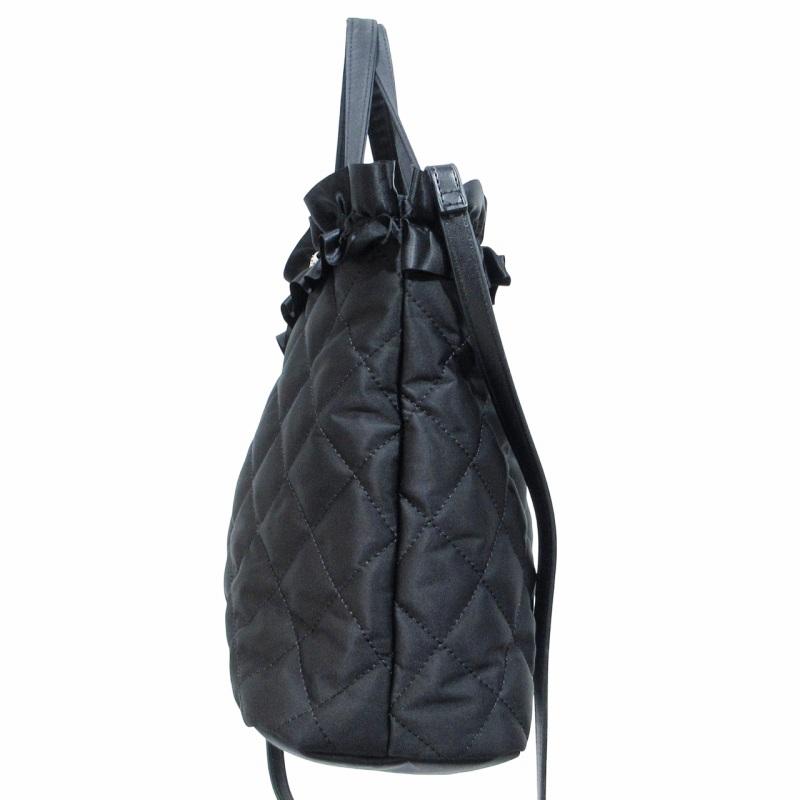 トゥービーシック TO BE CHIC 21SS キルトフリルトートバッグ