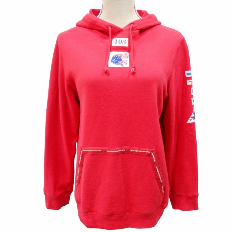 マドモアゼルノンノン mademoiselle NON 24SS ワッペン付き裏毛プル