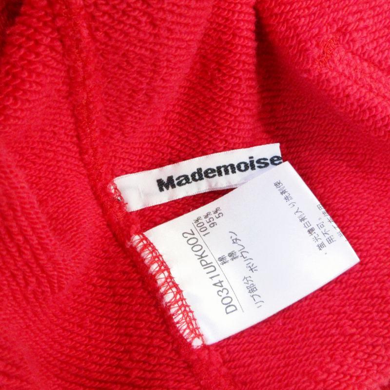 マドモアゼルノンノン mademoiselle NON 24SS ワッペン付き裏毛プル