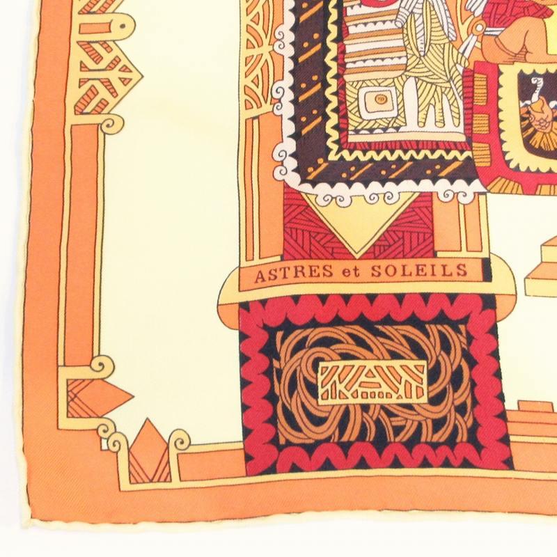 エルメス スカーフ カレ90 ASTRES et SOLEILS 天体と太陽 HERMES エルメス カレ90 ASTRES ET SOLEILS 天体と太陽 大判スカーフ