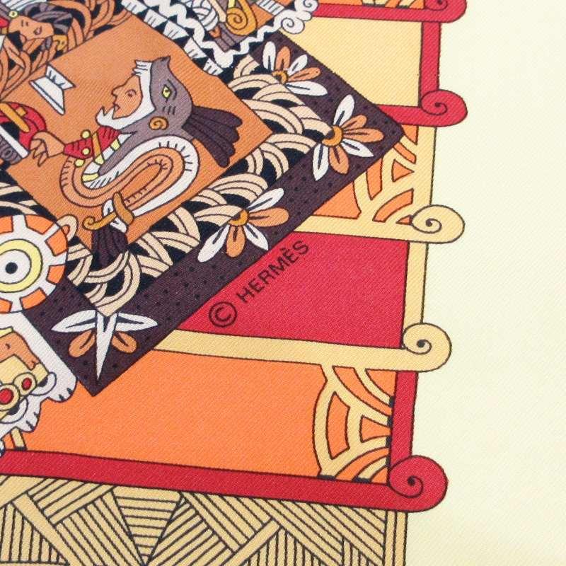 HERMES エルメス カレ90 ASTRES ET SOLEILS 天体と太陽 大判スカーフ