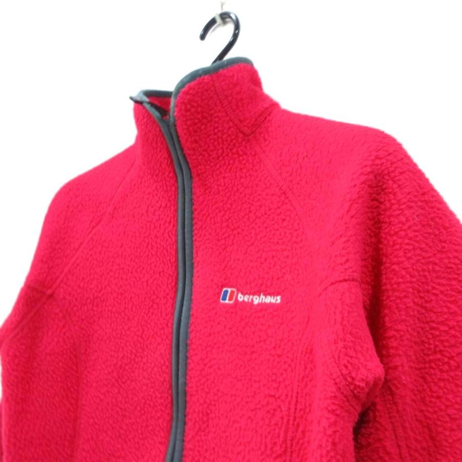 バーグハウス Berghaus フリースジャケット ブルゾン ロゴ刺? ピンク 