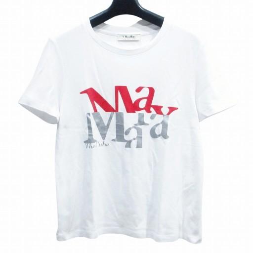 【未使用】S MAX MARA ロゴTシャツ MM the Cube レディース S MAXMARA（エスマックスマーラ） Sマックスマーラ 'S Max Mara 美品