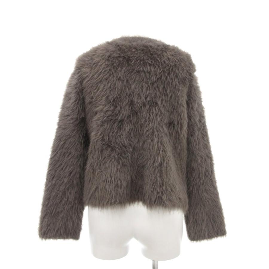 プラステ PLST フェザーヤーン2WAYクルーネックカーディガン ニット