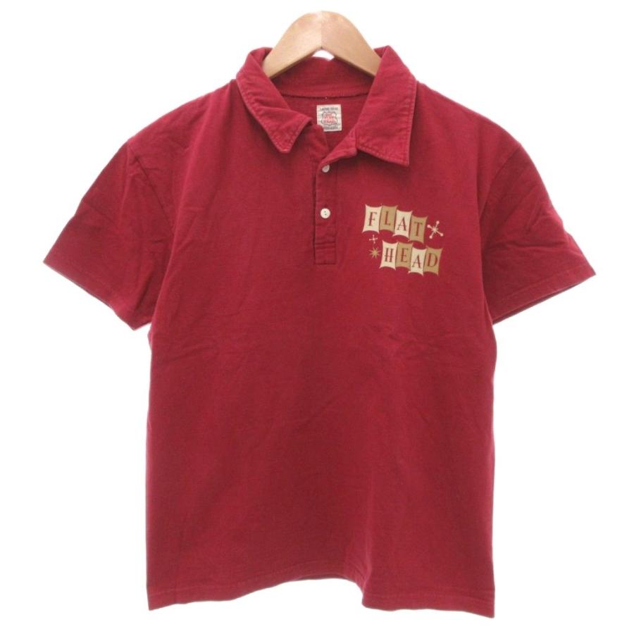 ザ フラットヘッド THE FLAT HEAD STAY GOLDLEN ポロシャツ 半袖