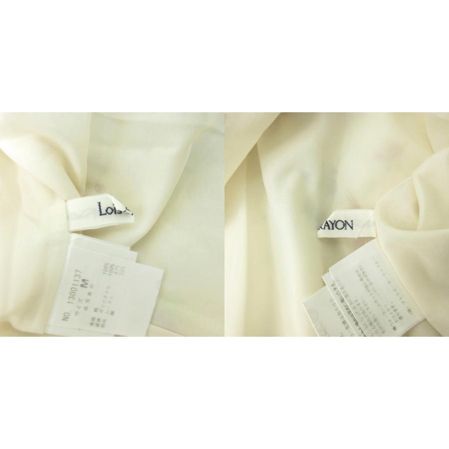 ロイスクレヨン Lois CRAYON ワンピース プリント 総柄 ノースリーブ