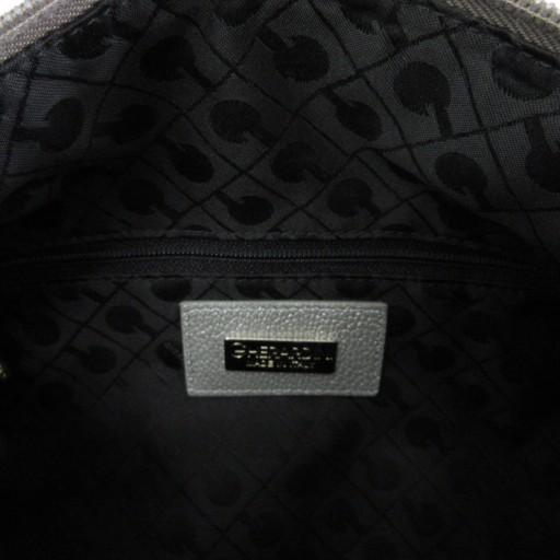 ゲラルディーニ ソフティ ハンドバッグ 総柄 ロゴグラム ブラック ポケット ゲラルディーニ GHERARDINI ソフティ トートバッグ ハンド ロゴ 総柄