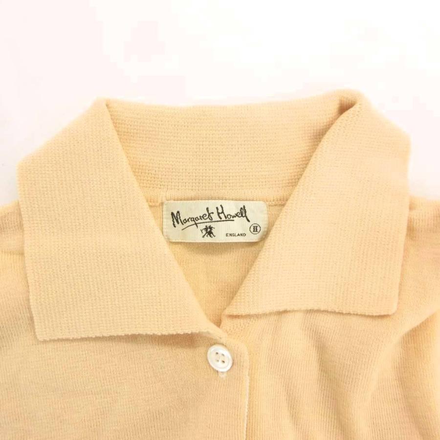 MARGARET HOWELL（マーガレットハウエル） 襟付きカーディガン ニット