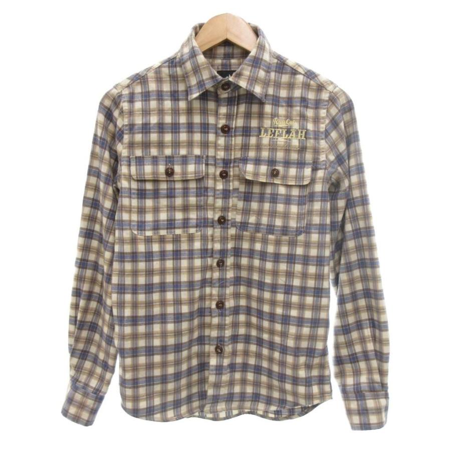 LEFLAH チェックシャツ レフラー LEFLAH シャツ チェック 長袖 M マルチカラー □YHS14 メンズ