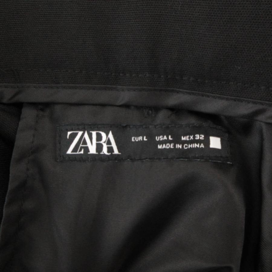 ZARA（ザラ） 未使用品 タグ付き パンツ スラックス L 黒 ブラック