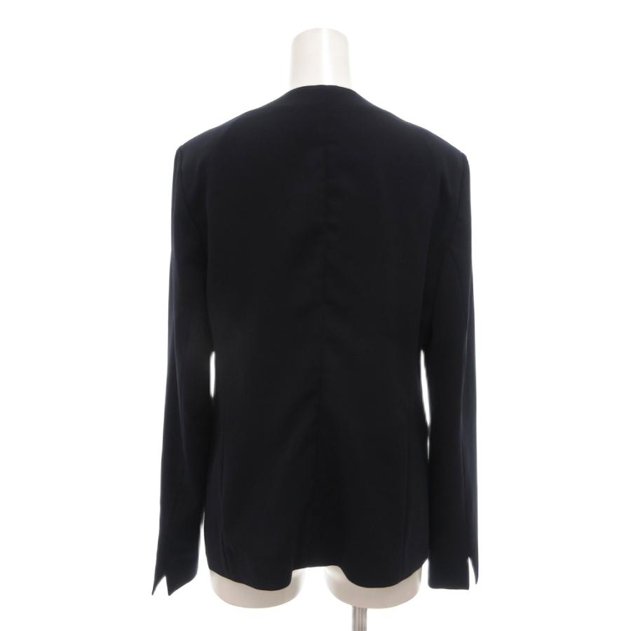 プラステ PLST 美品 ジャケット ノーカラー M 紺 ネイビー 12-8204003