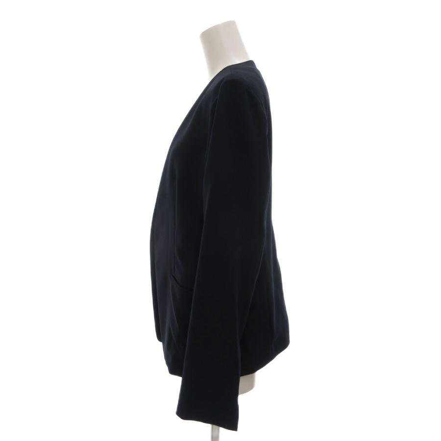 プラステ PLST 美品 ジャケット ノーカラー M 紺 ネイビー 12-8204003