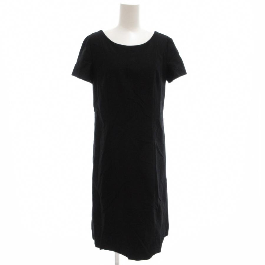【ちびちび】Coup de Chance ひざ丈ワンピース 38 ドレス クードシャンス CdeC COUP DE CHANCE ワンピース 半袖 ひざ丈 38 黒