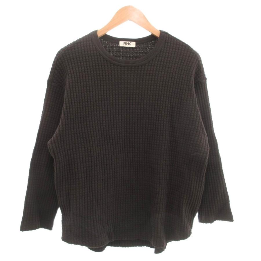 ロンハーマン Ron Herman 美品 ワッフルカットソー ニット カットオフ