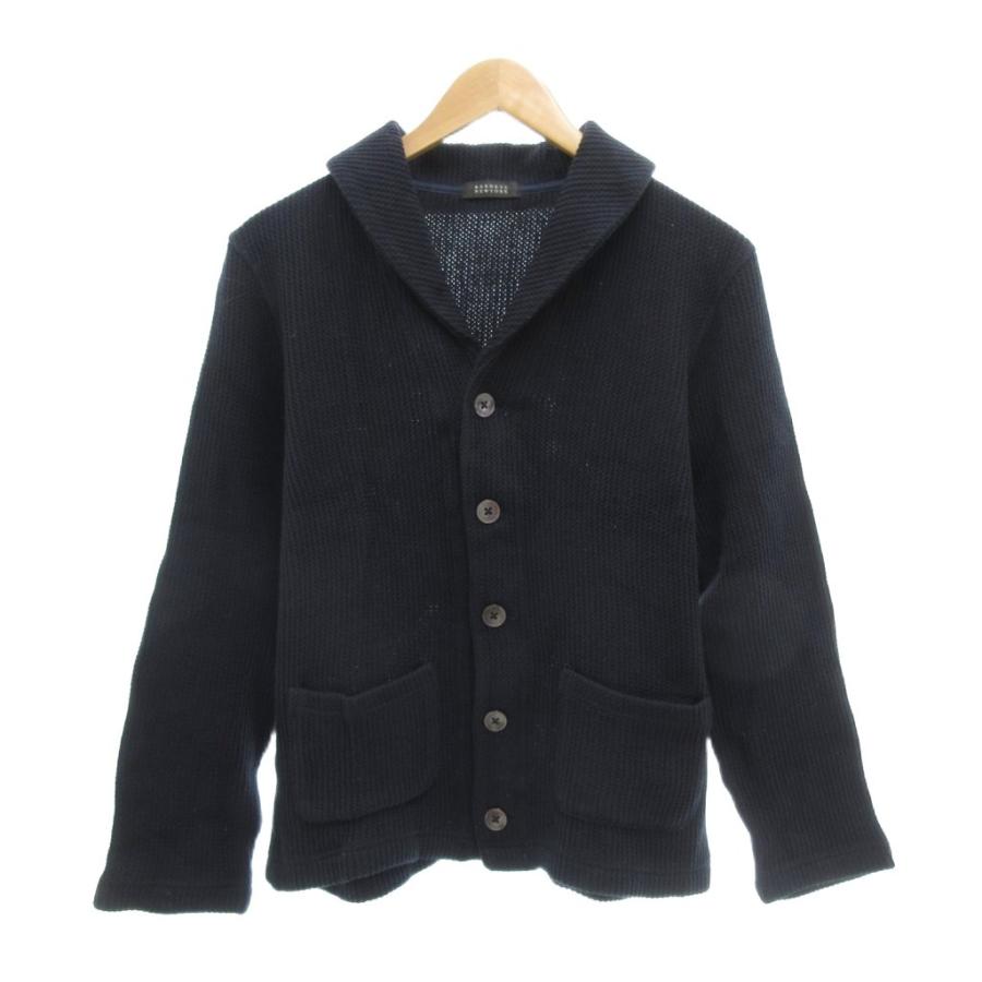 バーニーズニューヨーク BARNEYS NEW YORK ショールカラーカーディガン 