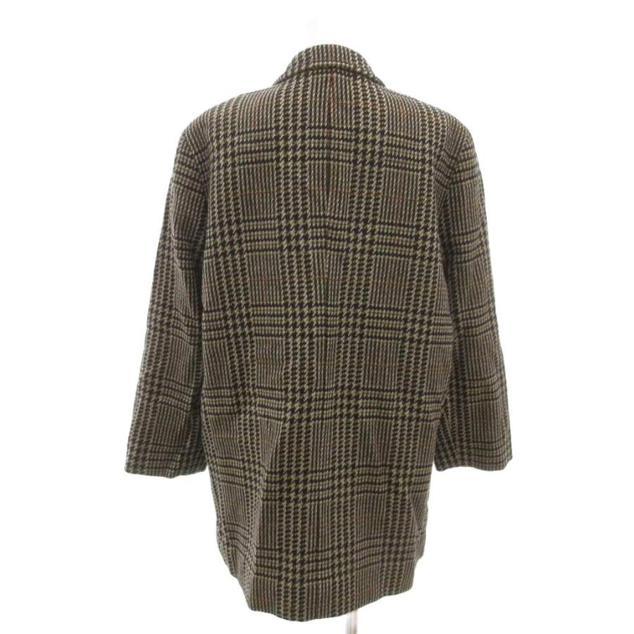 ダックス DAKS 美品 テーラードジャケット ダブル ウール 11AR 緑 