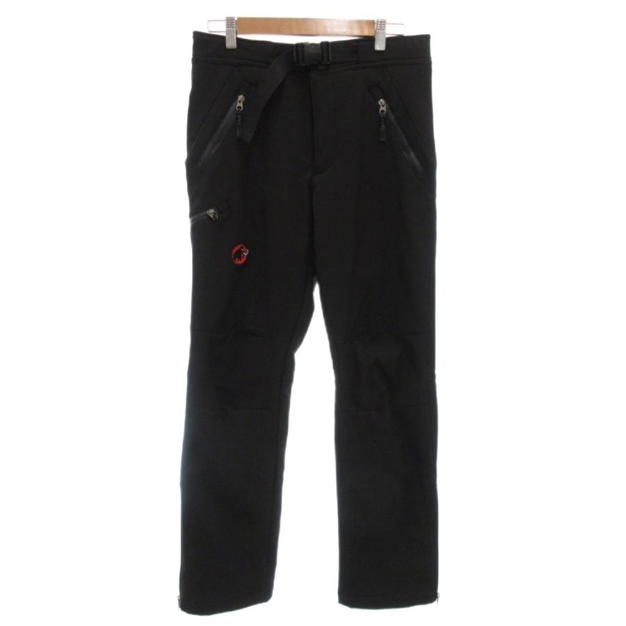 【マーモット】スキー　スノボーパンツ　M 黒　刺繍ロゴ　人気カラー　k マムート MAMMUT スキーウェア パンツ ロゴ刺繍 S 黒 ブラック /KR