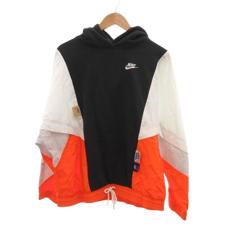 NIKE（ナイキ） パーカー M ドルマンスリーブ 黒 ブラック 白 ホワイト 