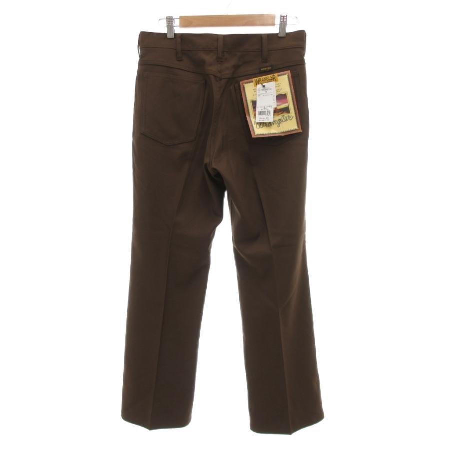 Wrangler ブラウン スラックス 未使用品 ラングラー WRANGLER タグ付き ランチャー フレアドレス